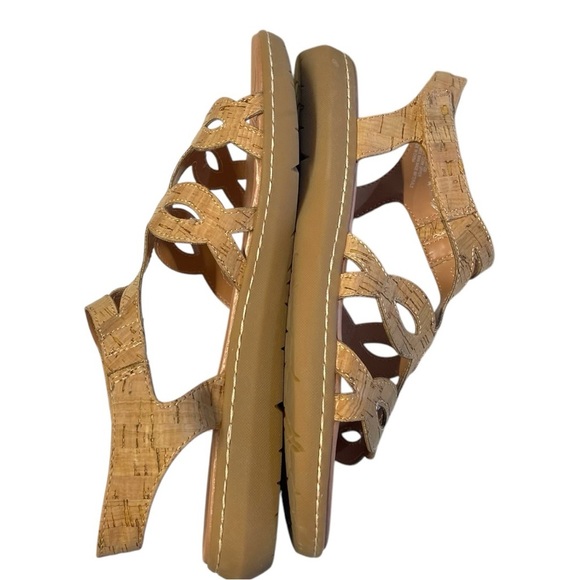 Baretraps‎ Quillan Cork Sandal with Velcro Adjustable Ankle Strap - Picture 6 of 9